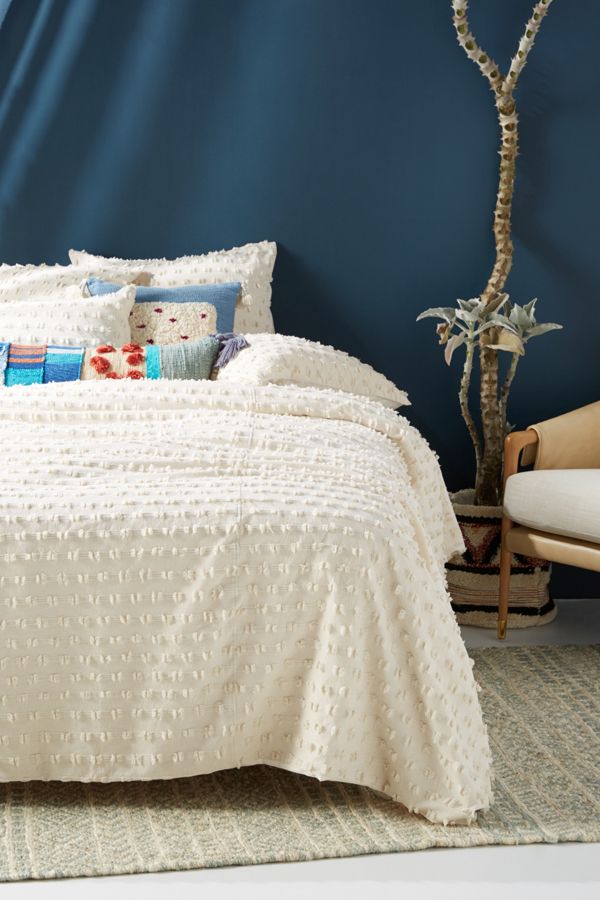 Textured Mareika Duvet Cover Anthropologie