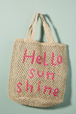 hello sunshine beach bag