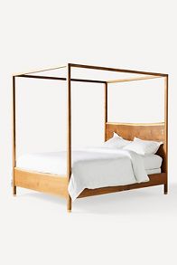 Slide View: 2: Prana Live-Edge Canopy Bed