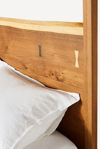 Slide View: 5: Prana Live-Edge Canopy Bed