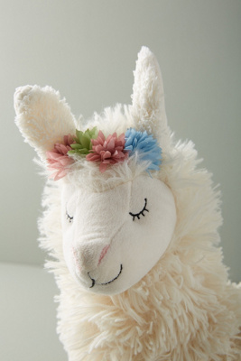 large plush llama