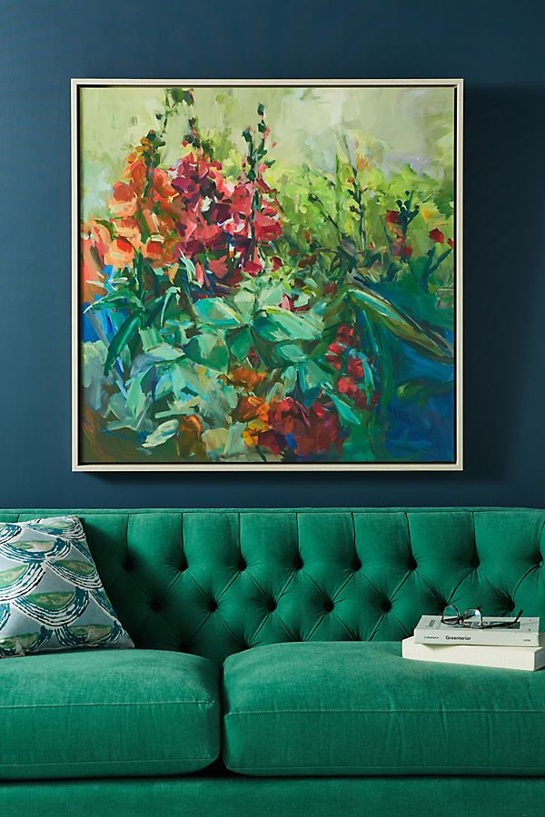 Slide View: 1: Foxgloves Wall Art