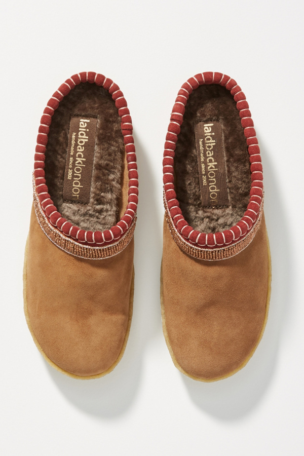 Laidback London Kemp Suede Slippers Anthropologie