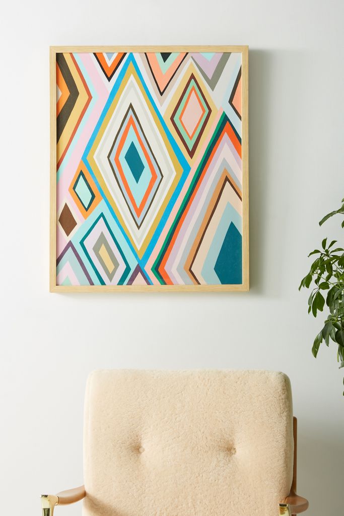 Zigzag no. 2 Wall Art | Anthropologie