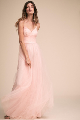 anthropologie pink dress