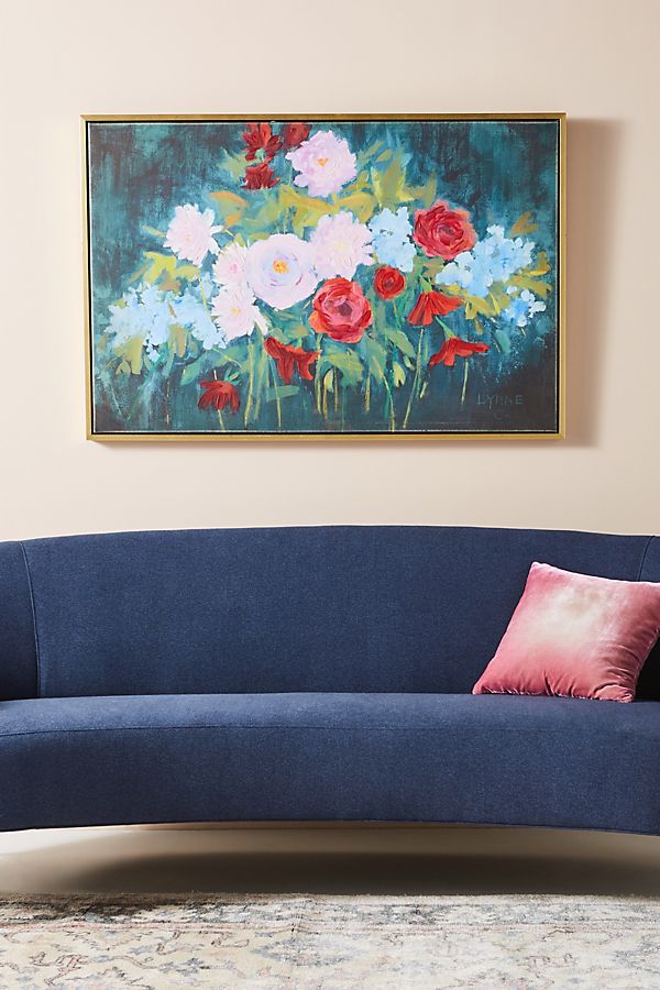 Slide View: 1: August Florals Wall Art