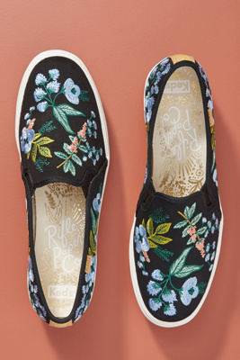 keds embroidered herb garden