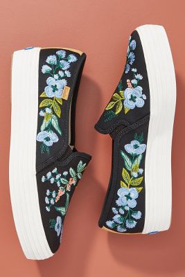 keds embroidered herb garden