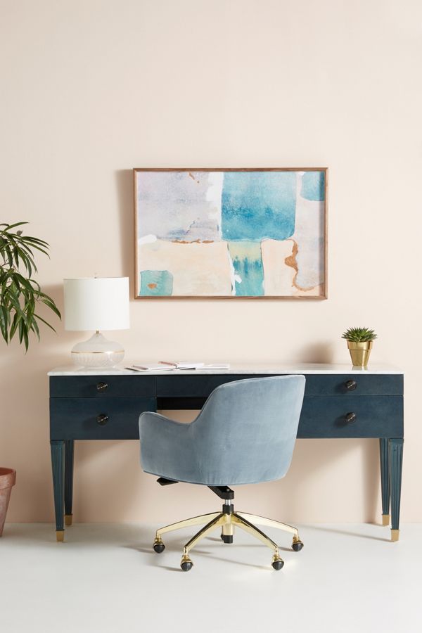 Marble Topped Desk Anthropologie