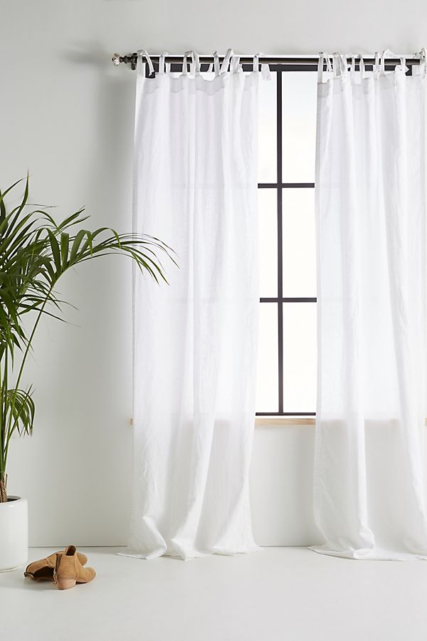 Slide View: 1: Cotton-Linen Curtain