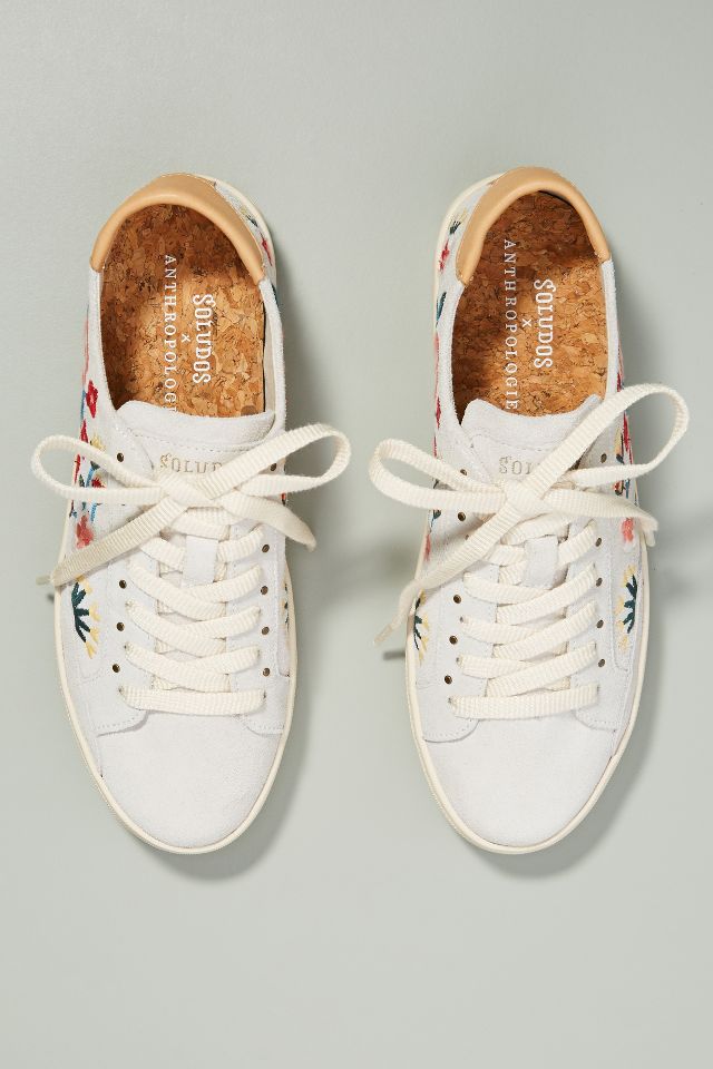 Soludos x Anthropologie Embroidered Ibiza Sneakers | Anthropologie