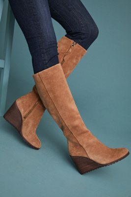 frye emma wedge tall boots