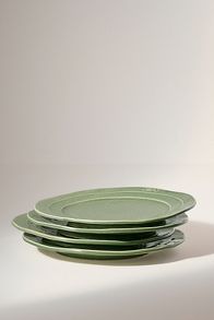 Slide View: 2: The Glenna Italian Earthenware Dinner Plates, Set of 4