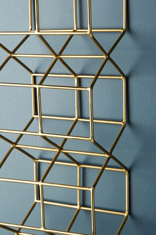 Thea Wall Mounted Wine Rack Anthropologie UK