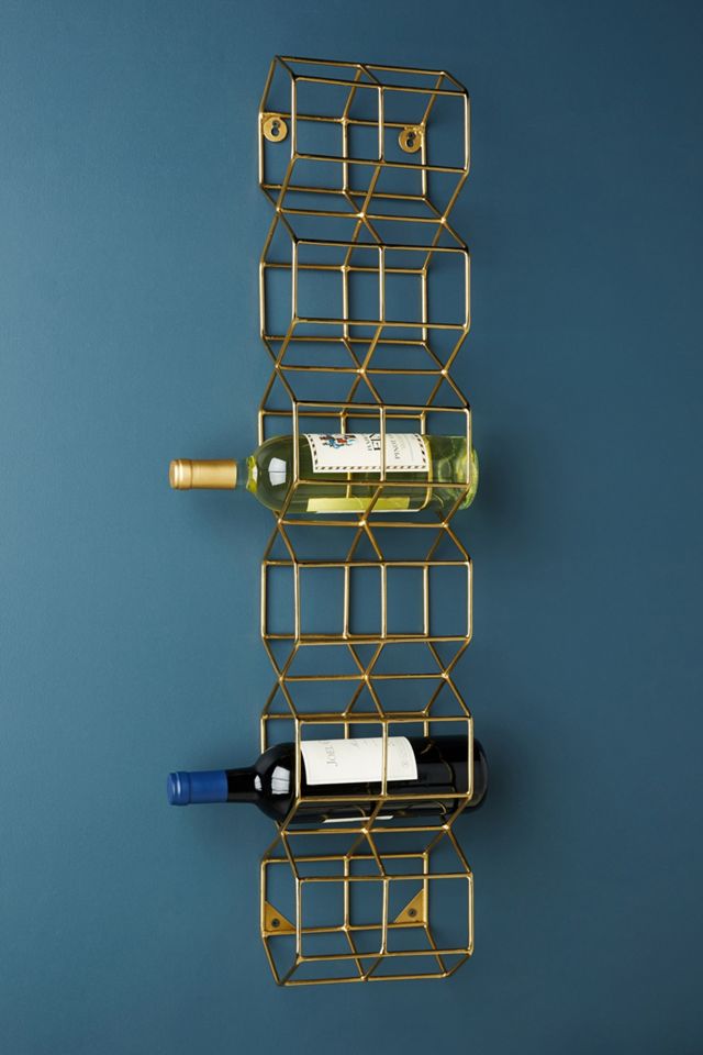 Thea Wall Mounted Wine Rack Anthropologie