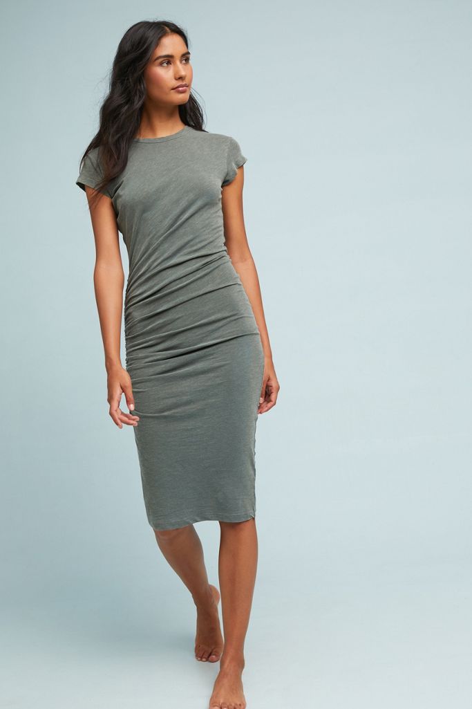 Sundry Ruched TShirt Dress Anthropologie