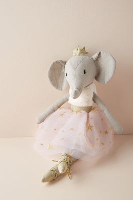 ballerina elephant stuffed animal