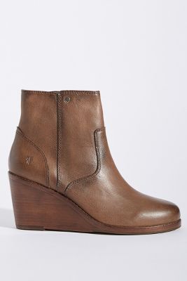 frye emma wedge bootie