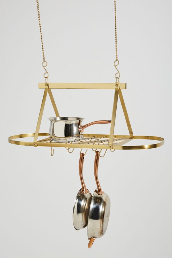 Seville Ceiling Mounted Pot Rack Anthropologie