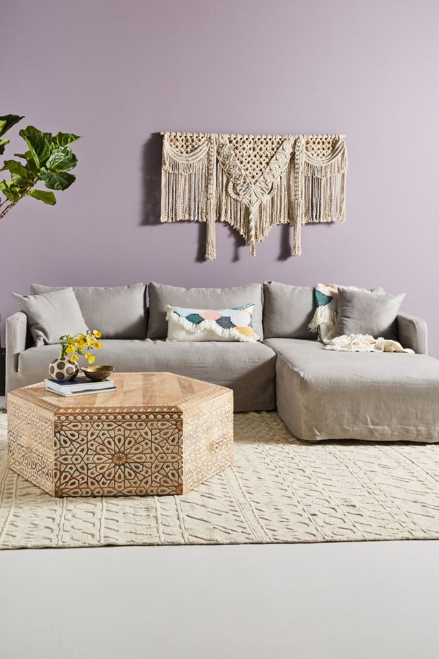 Olivia Chaise Sectional, Right | Anthropologie