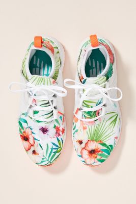 new balance floral cruz sneakers