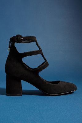 Bruno Premi Suede Block Heels 