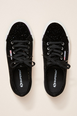 superga velvet black