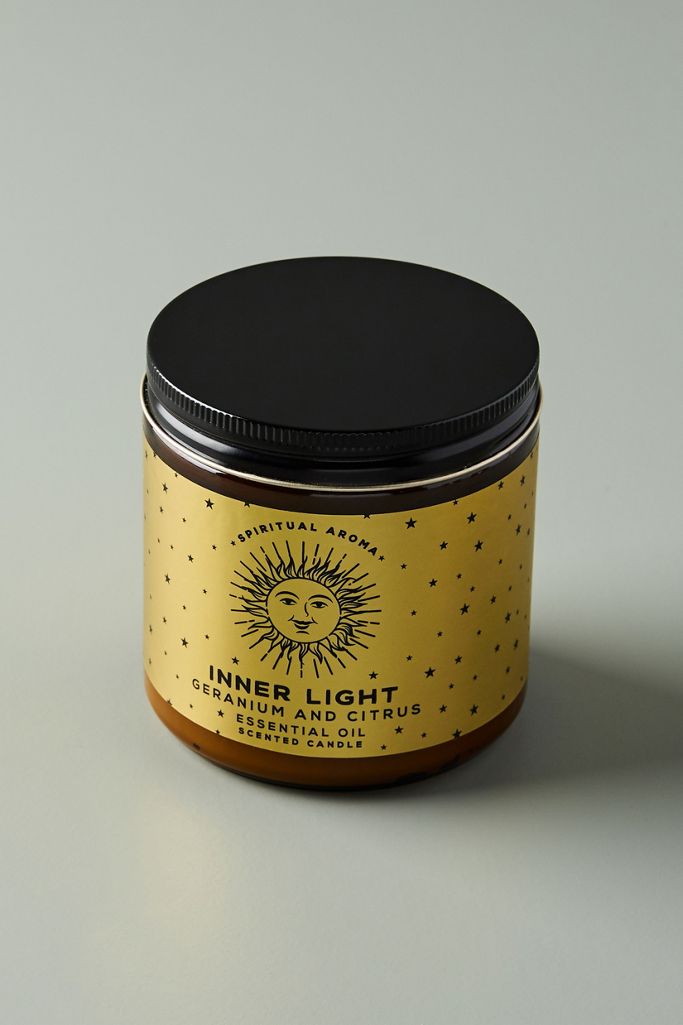 Spiritual Aroma Essential Oil Jar Candle Anthropologie