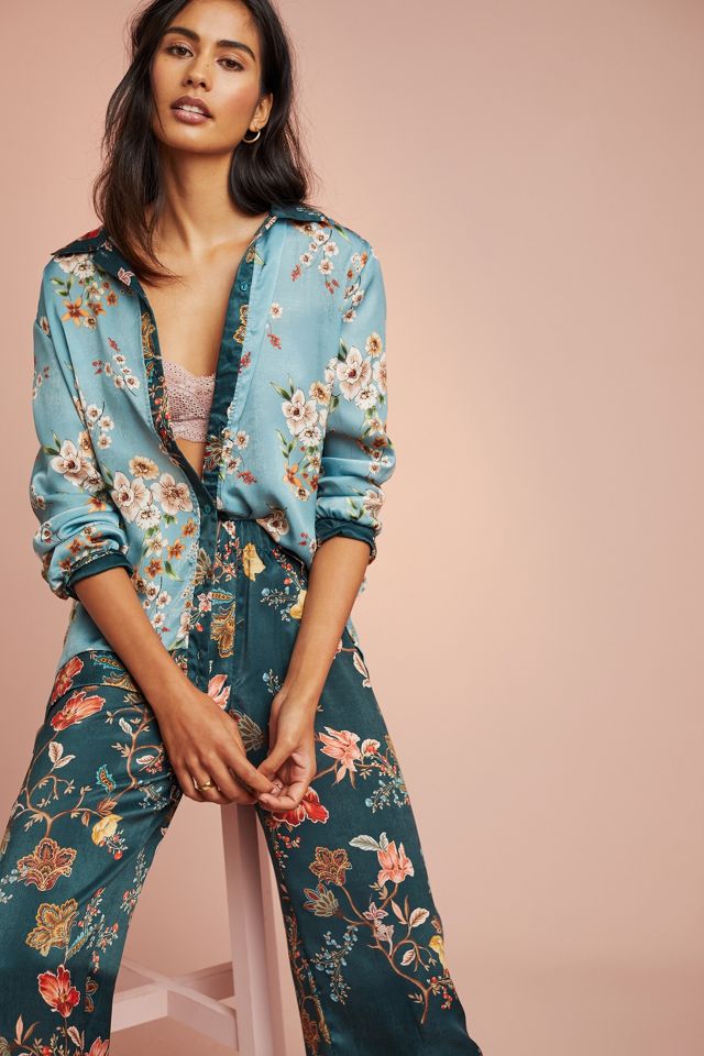 floral sleep shirt
