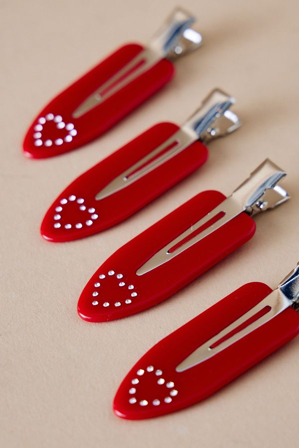 Slide View: 2: Emi Jay Amour Rouge Creaseless Hair Clips Kit