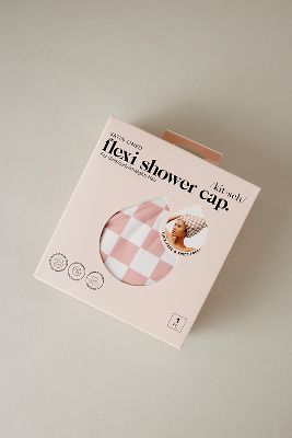 Kitsch Satin-Lined Flexi Shower Cap