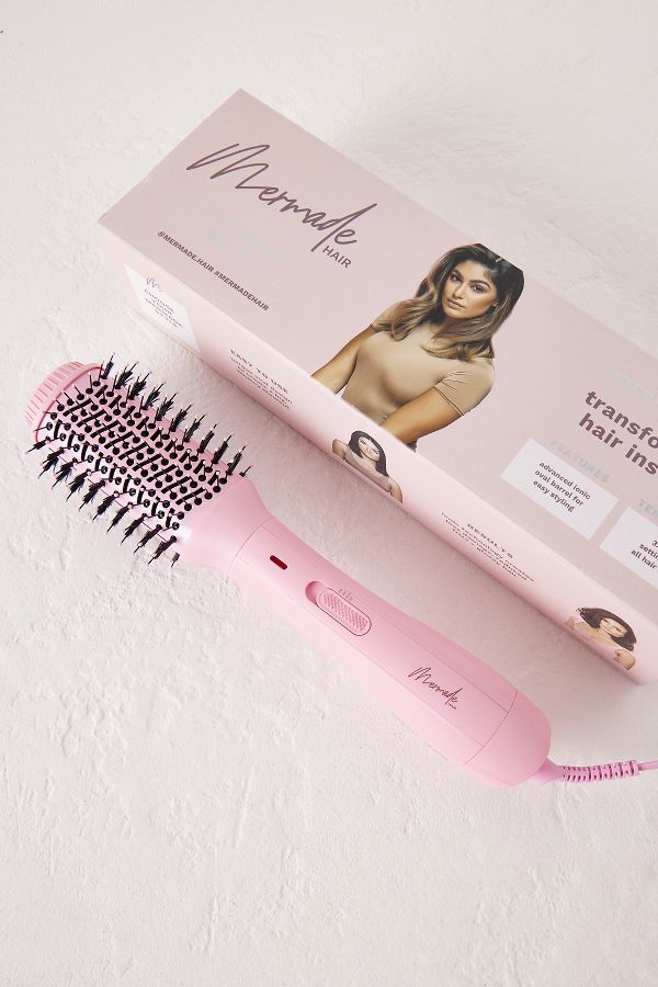 Slide View: 1: Mermade Hair Plug-In Blow-Dry Hair Brush