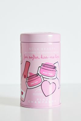 NCLA Beauty Pink Champagne Lip Care Duo & Lip Scrubber