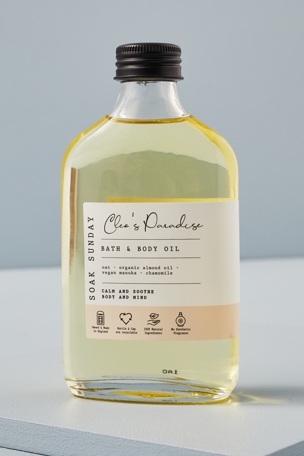 Soak Sunday Cleo's Paradise Botanical Bath Oil | Anthropologie UK