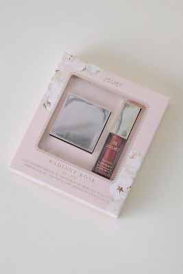 Jouer Cosmetics Radiant Rose Face + Lip Set