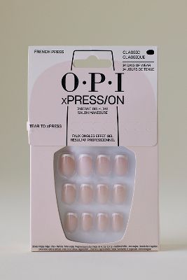 OPI xPRESS/ON Nude Press-On Nails Gel-Like Salon Manicure - French Press