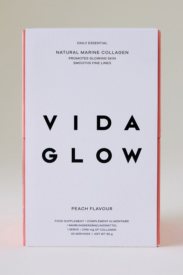 Slide View: 1: Vida Glow Natural Machine Collagen Sachets, Peach