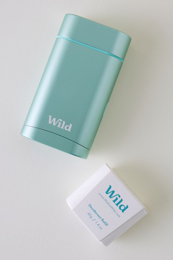 Slide View: 2: Wild Fresh Cotton & Seasalt Refillable Natural Deodorant