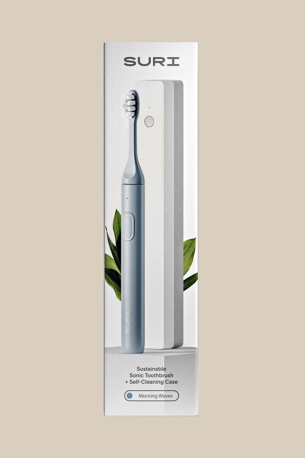 Slide View: 1: SURI Sonic Toothbrush with UV Light Cleaning & Charging Case