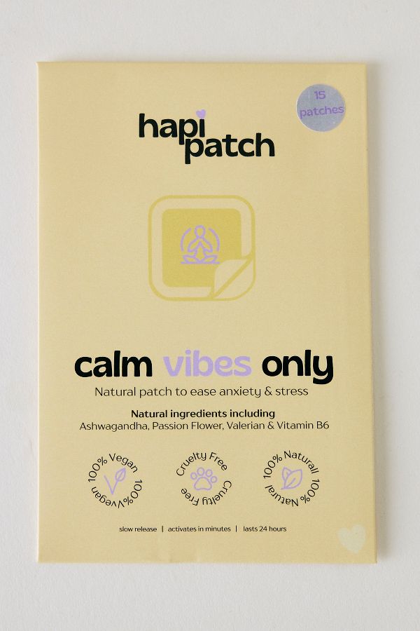 Slide View: 1: Hapi Patch Calm Vibes Only Patches, 15 Pack