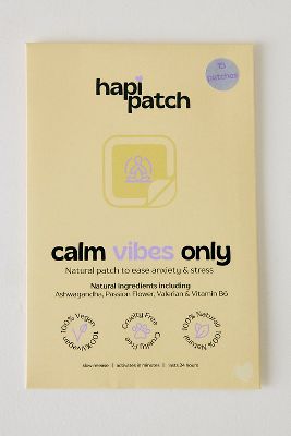 Hapi Patch Calm Vibes Only Patches, 15 Pack