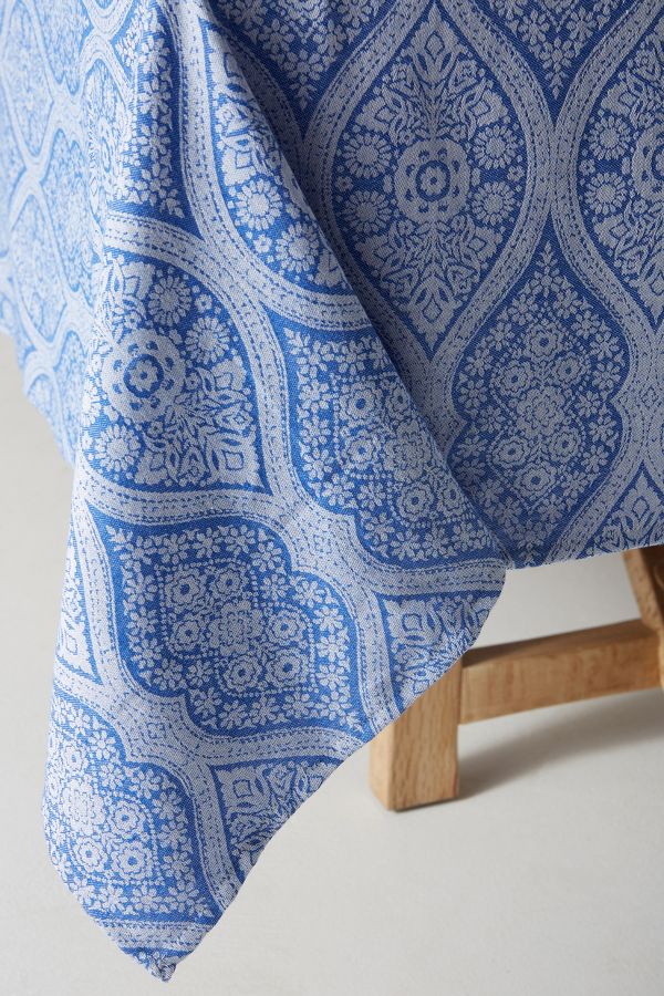 Florita Jacquard Tablecloth | Anthropologie