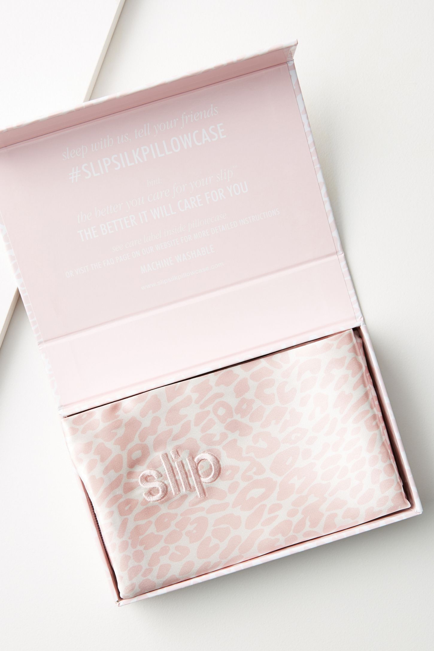 Slip Leopard Print Silk Pillowcase Anthropologie