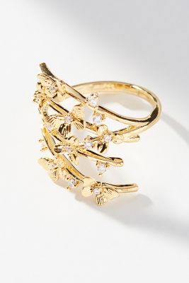 Butterfly Wrap Ring | Anthropologie