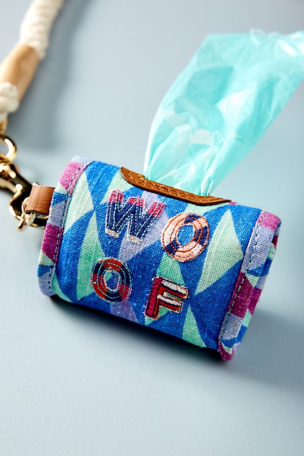 Slide View: 1: Woof Clean-Up Bag Dispenser