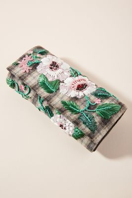 anthropologie beaded clutch