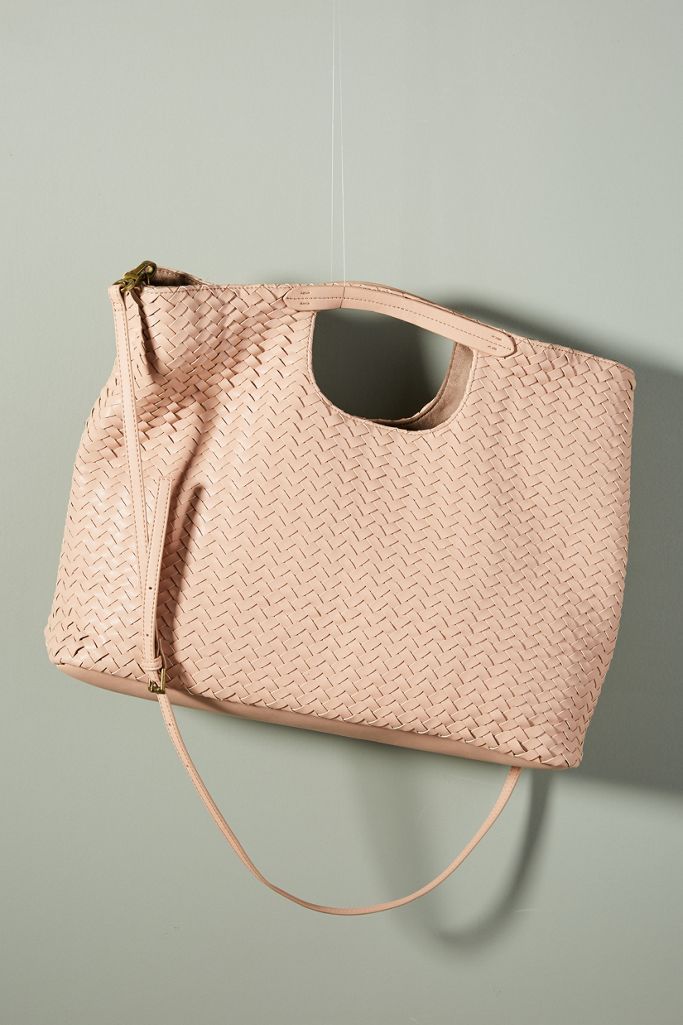 Cara Large Woven Crossbody Bag Anthropologie