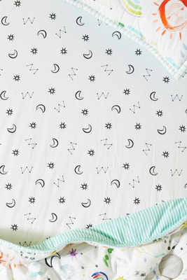 anthropologie crib sheet