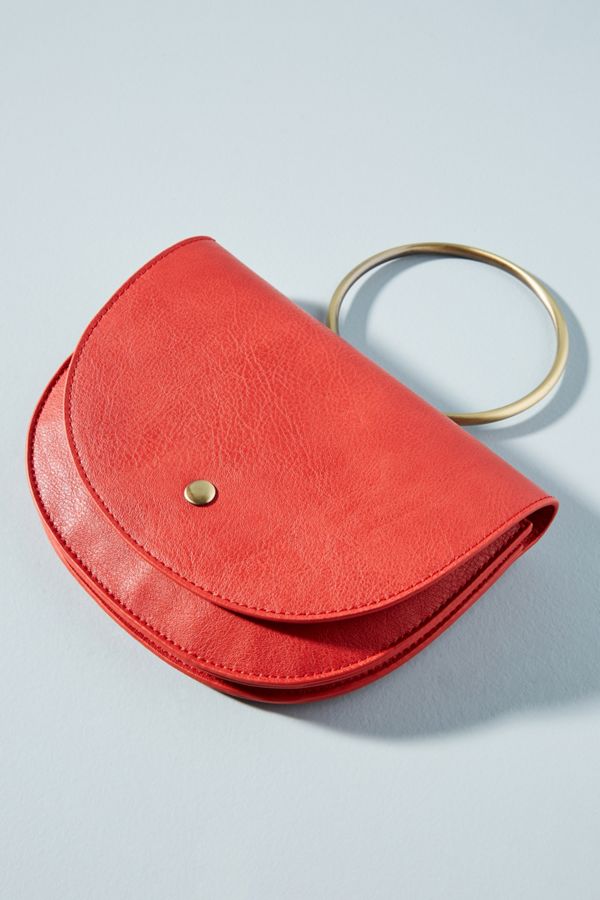 Veronica | Women’s Satin Pleated Ring Handle Bag main image 1