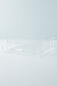 Slide View: 4: Acrylic Bloc Collection Desk Storage